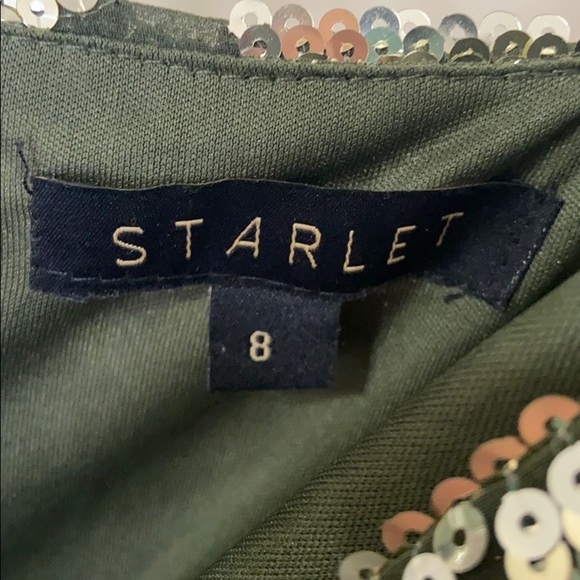 ASOS Starlet Dress Camo Sequence - Picture 6 of 7